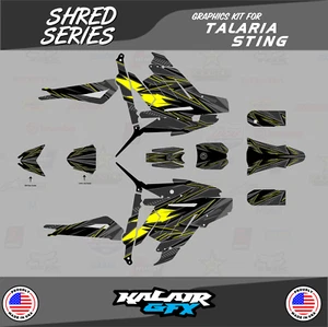 Kit de gráficos para triturar bicicleta eléctrica Talaria-Sting - amarillo - Imagen 1 de 6