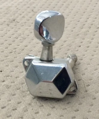 Vtg Epiphone Electric Guitar Original Chrome Tuner Tuning Peg - Image 1 of 4