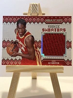 2022-23 Panini NBA Hoops Winter AJ Griffin Rookie Sweaters RC #RS-AG - Image 1 of 2