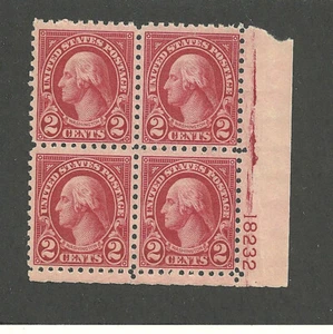 583 OG VLH plate 18232 - Picture 1 of 2