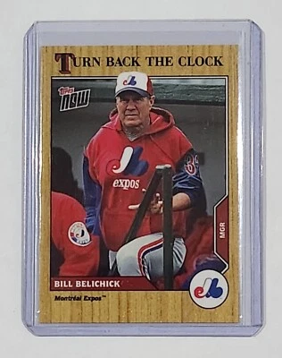 2023 TOPPS NOW BILL BELICHICK - Turn Back the Clock Card #BB1 Montreal Expos - Image 1 of 2