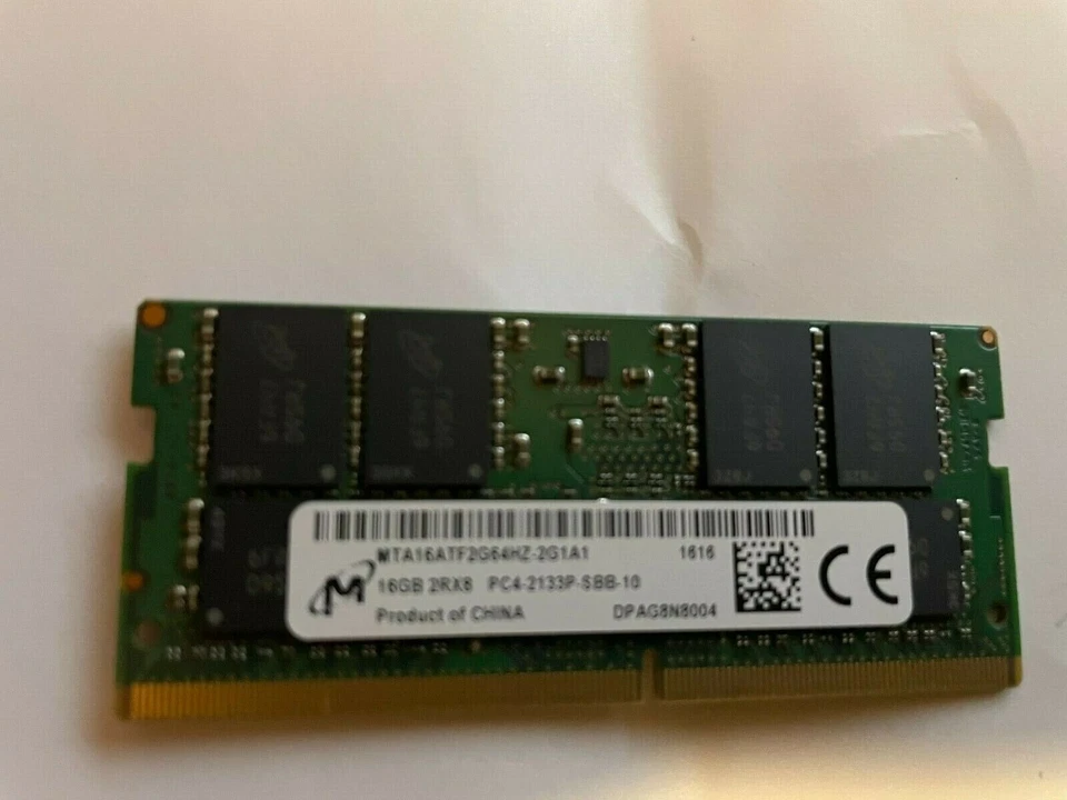 Micron 16GB 2RX8 PC4-2133P DDR4 MTA16TF2G64HZ - Image 1 of 1