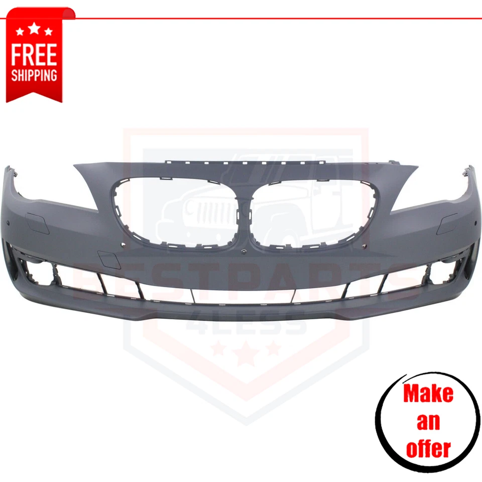 Front Bumper Cover BM1000315 primed for 2013-2015 BMW 740i/750i/760Li Foto 1 de 4