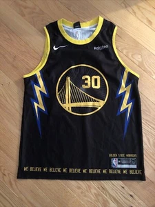 Camiseta Nike NBA Auténtica Golden State Warriors Rakuten Stephen Steph Curry 30 - Imagen 1 de 9