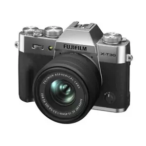 Fujifilm X-T30 II Silver Body with Lens XC 15-45mm Silver - Picture 1 of 2