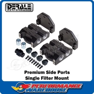 Premium -10AN Side Ports Dual Filter Mount, 13/16''-16 Filter Threads, DER-35727 - Imagen 1 de 3