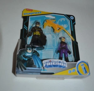 FISHER PRICE IMAGINEXT - DC SUPER FRIENDS - BAT-TECH BATMAN & CATWOMAN. - Picture 1 of 2