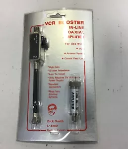 Vintage Dick Smith L-4202 VCR Booster in-line coaxial amplifier Taiwan - Picture 1 of 3