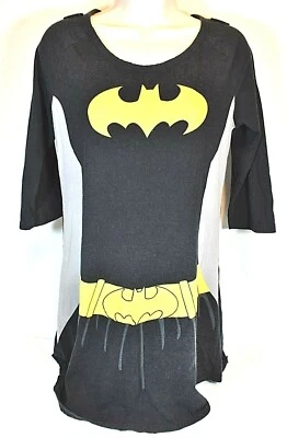 Disfraz de murciélago manga larga para niña vestido camiseta solo agrega capa, DC Comics Foto 1 de 4