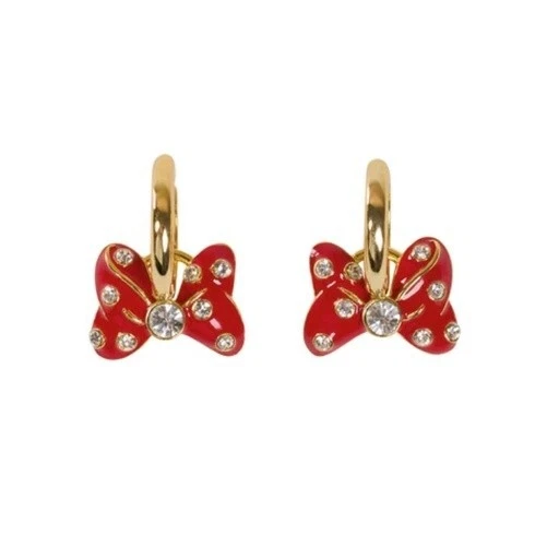 Pendientes colgantes Origami Owl Disney® Minnie Mouse con lazo con cristales de Swarovski Foto 1 de 1