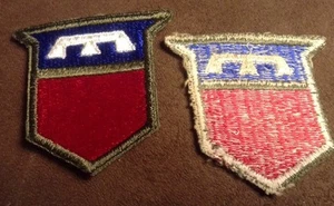 ORIGINAL WW2 US ARMY 76TH INFANTRY "ONAWAY" DIVISION OD BORDER PATCH - Picture 1 of 1