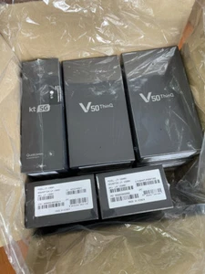 LG V50 ThinQ 5G LM-V500N (Korea) 128GB ROM 6GB RAM Black Unlocked - New UNopened - Picture 1 of 12