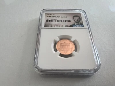 2018-S  LINCOLN CENT  NGC PF70 RD ULTRA CAMEO "TOP POP ONLY 251" - Image 1 of 4