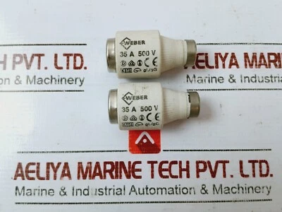 Lot of 5X Weber 35A Diazed Fuse 500V - Image 1 of 4