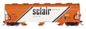 Intermountain 47020 SCLAIR ACF 4650 3-Bay Orange/White Covered HOPPER #46529 NIB - Picture 1 of 1