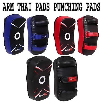 Almohadilla tailandesa de boxeo escudo de ataque enfoque almohadillas de brazo almohadillas tailandesas de perforación arte marcial Foto 1 de 4
