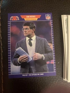 Dan Reeves, 1989 Pro Set, #114, Denver Broncos, Football Card - Picture 1 of 2