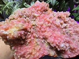 Engel Tränen Achat 834 Gramm schöne rosa & orange Kristalle extrem selten 002 - Bild 1 von 23