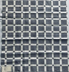 Lee Jofa GP & J BAKER Picnic Check Indigo Fabric 100% Linen Sample Remnant - Picture 1 of 4