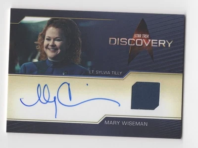 Mary Wiseman Star Trek Discovery Season 5 Incentive Box Autograph Costume Card - Image 1 of 2
