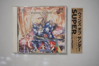 PC Engine Super CD Winds of Thunder J Japan NEC game US Seller - Image 1 of 4