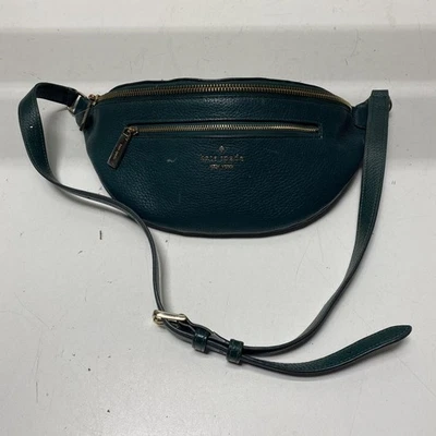 Kate Spade Green Leather Fanny Pack - Image 1 of 4