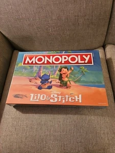 MONOPOLY Disney Lilo & Stitch Board Game SEALED NEW - Picture 1 of 5