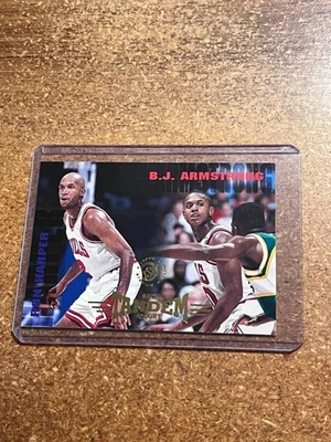 1994-95 Topps Stadium Club Basketball # 276 Back Court Tandem Armstrong Harper - Image 1 of 4