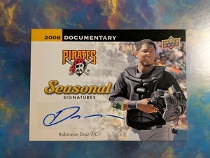 ⚾🥇2008 Upper Deck Documentary Seasonal Signatures Robinzon Diaz #RD Auto⚾🥇 - Bild 1 von 6