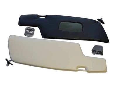 Sun visors set two-tone black/cream for Porsche 911 Coupe manufactured 69-89 - Image 1 of 4