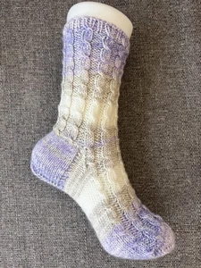 Hand Knitted Socks SIZE UK 5 - Picture 1 of 3