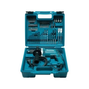 Makita hp1631kx3 - taladro percutor 710w 13mm automático promo acc - Afbeelding 1 van 1