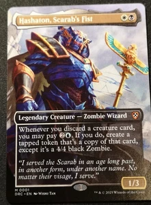 Hashaton, Scarab's Fist - Borderless - DFC - MTG - EN - NM - 0001 - Picture 1 of 1