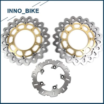 Arashi Front Rear Brake Rotors For Yamaha YZF R1 2015-2021 YZF R6 2017 2018 2019 - Image 1 of 2