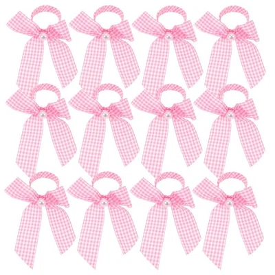  12 Pcs Portatovaglioli Da Tavola Portatovagliolo Con Fiocco Fibbia - Immagine 1 di 4