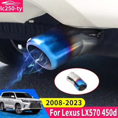 Tubo de escape de garganta trasera accesorios mejorados para Lexus LX570 2008-2022 2021 Foto 1 de 4