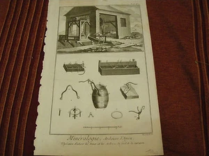 1700 DIDEROT D'ALEMBERT MINERALOGIE SCHIEFER VON ANJOU PL NR. 2 - Bild 1 von 1