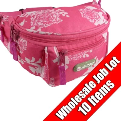 Pack of 10 Ladies Floral Bum Bag by Hi-Tec Festival