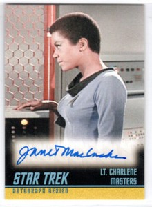 STAR TREK THE ORIGINAL SERIES 2009 ARCHIVES A217 JANET MACLACHLAN AUTOGRAPH