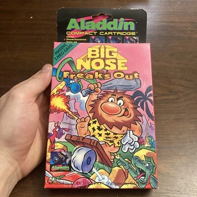 Big Nose Freaks Out - Nintendo NES - Aladdin Deck Enhancer CodeMasters Camerica - Image 1 of 4