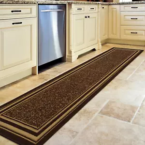 Modern Hall Runner Rug Long Rugs Hallway Area Carpet Non Slip Rubber Mat Gift US - Picture 1 of 12