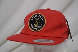 NEU Salty Crew Tails Up Snapback Mütze rot 5-Panel Cap - Bild 1 von 10