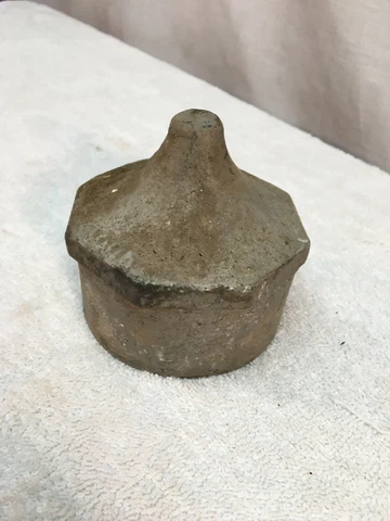 Architectural Salvage  One  Cast Iron  Fence Post Cap Finial 3in Fence Top Cover