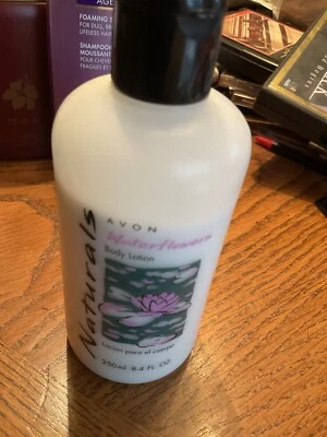 NOS Naturals 1998 Vintage Avon Waterflowers Body Lotion 8.4 Oz - Image 1 of 3