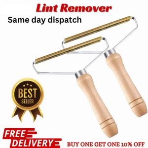 2PCS Lint Remover - Carpet Scraper Shaver, Pet Hair Remover Dog Cat Fur Pro UK✅ - Picture 1 of 20
