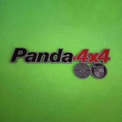 TARGHETTA FIAT PANDA 4x4  141  STEYR PUCH COUNTRY CLUB SISLEY TREKKING CLIMBING - Imagen 1 de 4