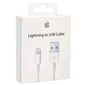 Genuine Apple iPhone iPad Lightning USB Charger Cable Original MD818Z - Picture 1 of 3