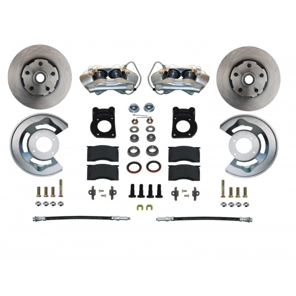 Kit de conversión de freno de disco delantero Ford Mustang 1970 1971 1972 1973 por frenos LEED Foto 1 de 4