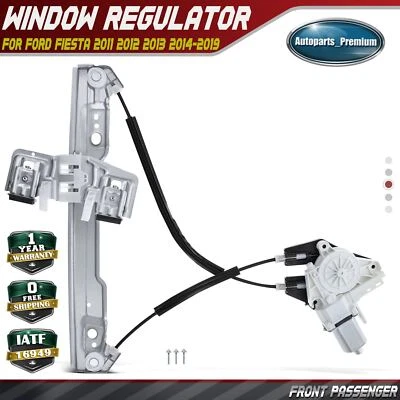 Regulador de janela de energia dianteiro direito para Ford Fiesta 2011 2012 2013 2014 2015-2019 - Imagem 1 de 4