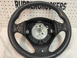 BMW E39 540I 525I 528I M Sport Steering Wheel Multifunction Black OEM - Picture 1 of 8